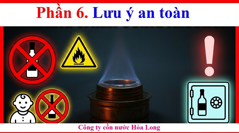 Cồn nước cháy bao lâu? Thời gian cháy, yếu tố ảnh hưởng & cách sử dụng hiệu quả